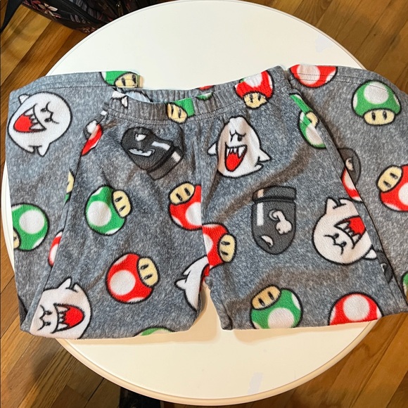 Carters Footie Sleeper PJs 5T & Mario Brothers Fleece PJ Pants Bundle Boys - Picture 4 of 7